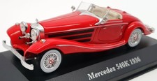 Altaya 1/43 Scale AL19123 - 1936 Mercedes Benz 540K - Red