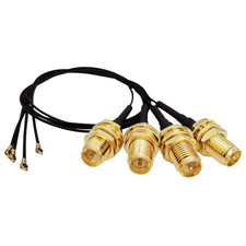 UFL to SMA M.2 NGFF U.FL to RP-SMA Female MHF4 IPX4 Connector Pigtail Antenna Ex