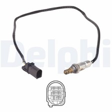 DELPHI Lambdasonde Sensor Abgassteuerung ES21182-12B1 für AUDI A4 B9 8W2 8WC 8W5