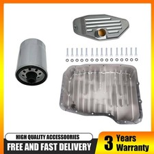 Fit 2007-2025 Ram Pickup 2500 Natural Finned Aluminum Transmission Pan 228052110