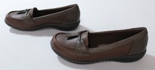 Clarks Women's Casual Ashland Bubble Loafers JL3 Brown Size US:6.5 UK:4