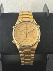 VINTAGE GENTS SEIKO QUARTZ CHRONOGRAPH 7A28-7020 IN GOOD WORKING CONDITION.