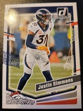 2023 Panini Donruss Football Justin Simmons #91 Denver Broncos