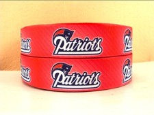 1 inch 1 yard Patriots Football team New England Grosgrain Ribbon 1008736