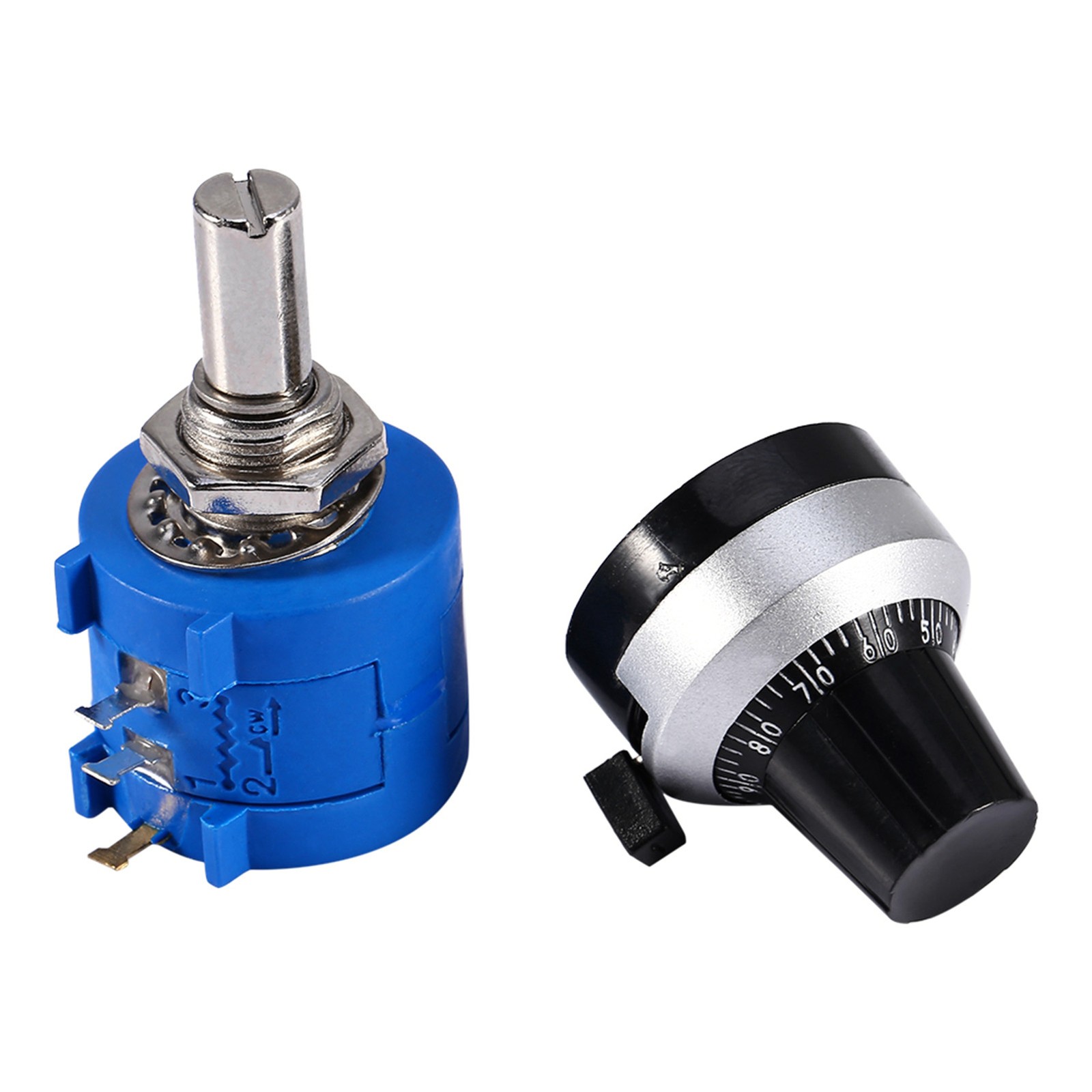 10K Ohm Wirewound Accuracy Potentiometer For Industrial Use