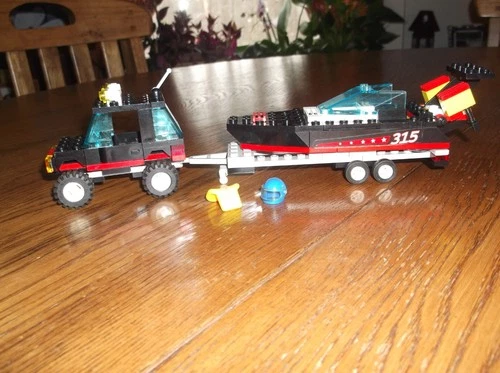 VINTAGE LEGO TOWN HARBOR WAVE MASTER SET #6596 FROM 1995 - 100% COMPLETE READ!