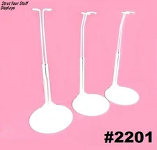 3 stands KAISER #2201 WHITE Fit 11.5"-12.5" tall dolls BARBIE, JEM, STACY, BLYTH