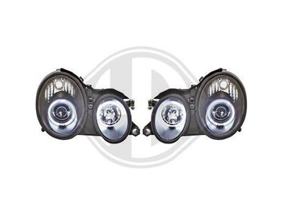 SCHEINWERFERSATZ Für Mercedes CLK W208 CCFL SCHEINWERFER H1+H1 MANUELLE LWR 1998