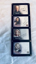 Buffy Inkworks Lot Autographed Marsters Landau McNab Benz Vampire Slayer Spike +