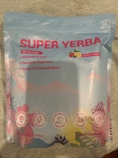 Super Yerba  Powder Raspberry Lemonade Electrolyte Magnesium Vitamin D3 New