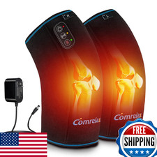 Comrelax Knee Massager: Heat  Vibration for Pain Relief, Arthritis, Swelling
