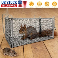 New Cage Trap Live Humane for Squirrel Chipmunk Rat Mice Rodent Animal Catcher