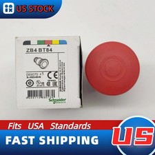 NEW Schneider Telemecanique ZB4BT84 22mm E-Stop Pushbutton Head Latching