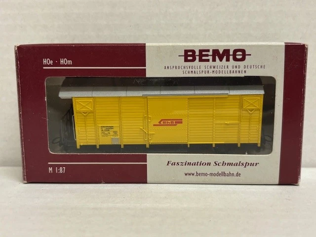 BEMO H0m Xk 9328 ged. Güterwagen RhB Dienstwagen 2250 198