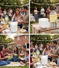 100 PC x 12 Oz White Foam Polystyrene Disposable Party Bowl For Hot or Cold Food