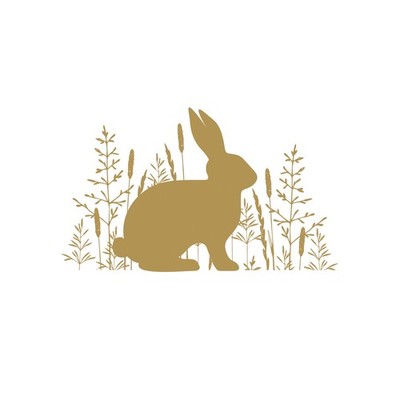 Osterserviette Pure Easter Gold 33x33 cm 
