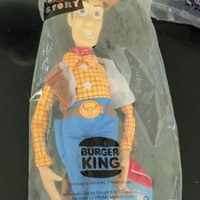 Disney Pixar Toy Story Woody Figure Burger King Premium Toy 1995 Vintage