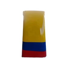 Professional Salsa Cowbell High Tone 6.5 Inches. Ritmo Musical Colombian Flag