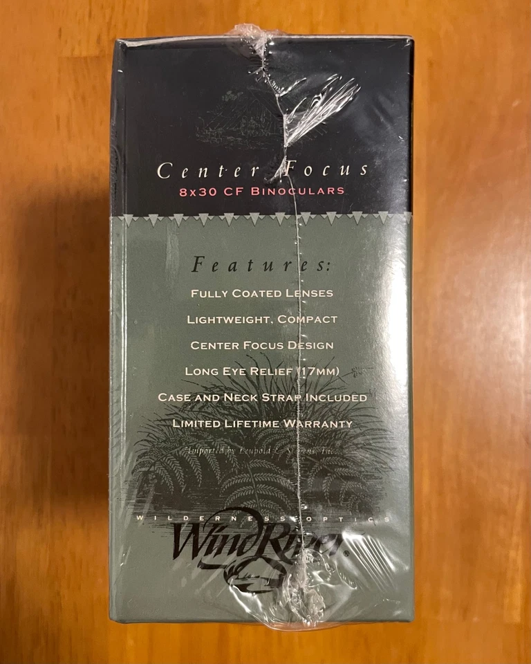 Wind River 8x30 Center Focus Binoculars, NOS New in Box - Image 3 of 4