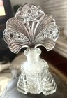 Vintage Irice Art Deco Perfume Bottle with Fan Shape Stopper — photo 4