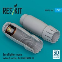 Reskit RSU72-0106 - 1:72 Eurofighter Open Exhaust Nozzles For Hasegawa Kit (3D P