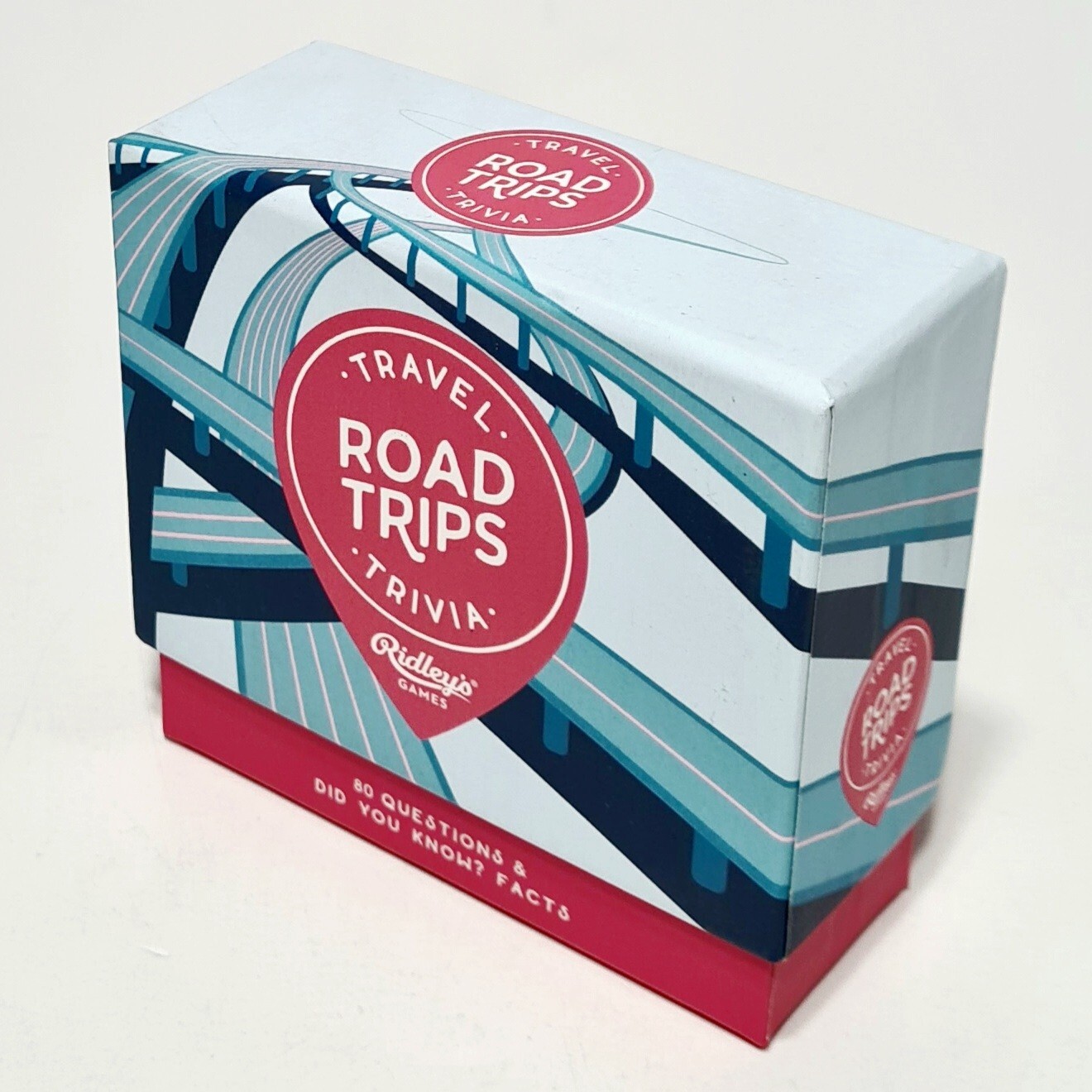 ©2019 Wild & Wolf Ridley's Game ROAD TRIPS Travel Trivia Pocket Quiz English ...