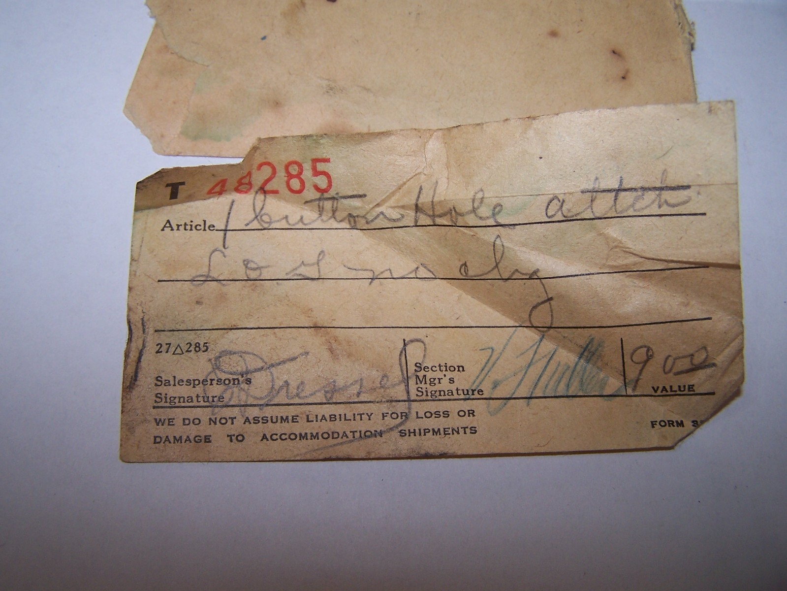 Famous Buttonhole Worker Model C Vintage Buttonholer Button Hole Maker w/Box