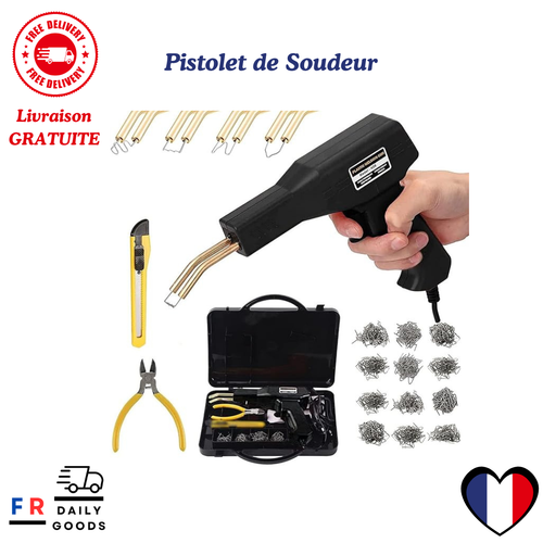 Pistolet à Souder Plastique 150W - Mytovosn - Avec 800 Pièces - Neuf