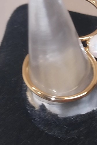 Amber Sceats Gold Plated Pearl Ring - Picture 9 of 14
