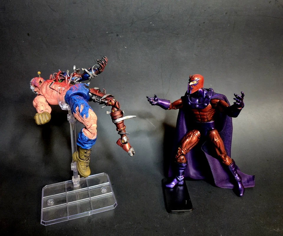 Marvel Legends Cable X-Force Personalizado Atracciones Fatales Vs Magneto X-Men 6 Pulgadas Foto 2 de 4