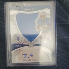 2022 Panini Chronicles - Crown Royale Silhouette Autographs Isaiah Spiller /99