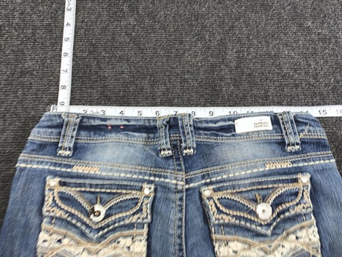 JEANS CASI FAMOSOS MUJER 11 AJUSTADOS DESGASTADOS BORDADOS ELÁSTICOS FLORAL - Imagen 7 de 14