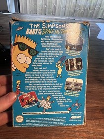The Simpsons Bart VS The Space Mutants Nintendo NES PAL - NO Manual