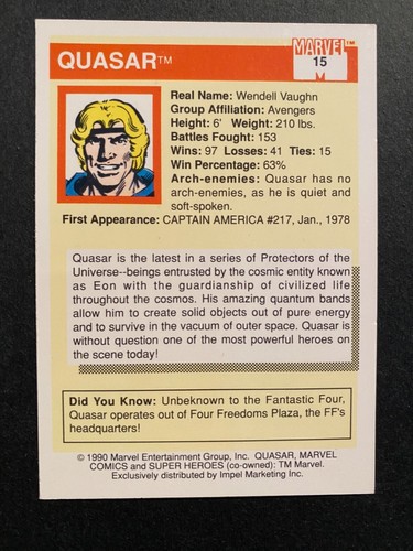 Finish Your Set - 1990 Impel Marvel Universe Series 1 Cards - Combined Shipping - Picture 31 of 329