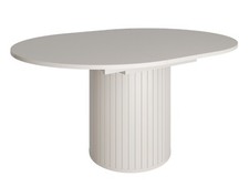 ZANTE ZA9 Esstisch rund ausziehbar 120–160 cm | Säulentisch mit Lamellen | Kasch