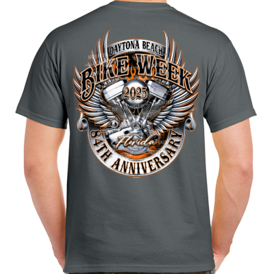 2025 Bike Week Daytona Beach Engine Emblem T-Shirt No Harley | eBay