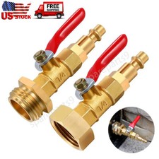 RV Winterize Blowout Adapter Ball Valve 1/4 M...