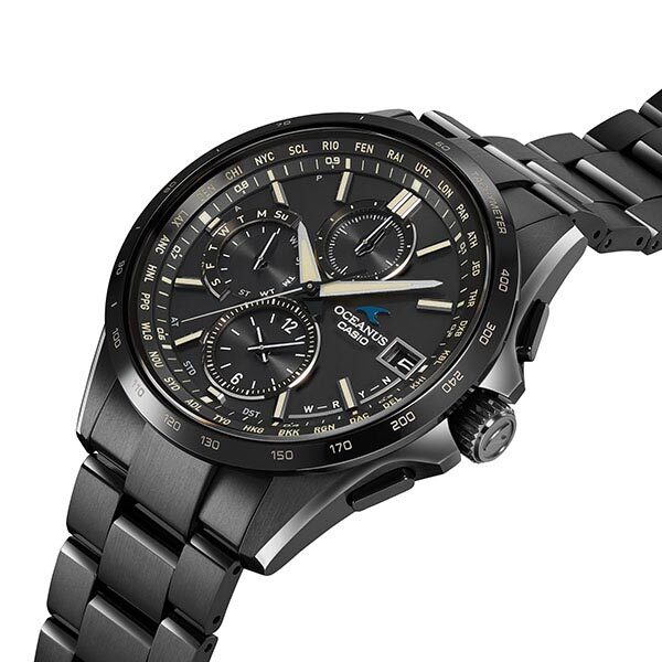 CASIO OCEANUS OCW-T2600JB-1AJF Black Classic Line Titanium Mens