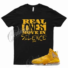 R1 T Shirt for Lebron 19 University Gold Pollen 1 Del Sol 13 Yellow Hard Hat