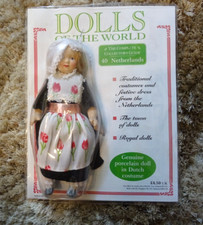 Porcelain Dolls of the World No. 40 Netherlands in Traditional Costume