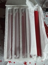 Echtwachs Stabkerzen rot