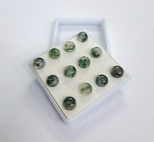  WHOLESALE NATURAL MOSS AGATE CABOCHON ROUND SHAPE LOOSE GEMSTONE