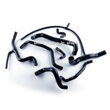 Manguera de refrigerante de radiador de silicona negra para VW Golf MK3 JETTA A3 VR6 2,8 V6 94-98