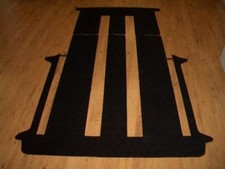 Teppich Fußmatte hinten passend für VW T6 Multivan 2 Schiebetüren mit Tisch