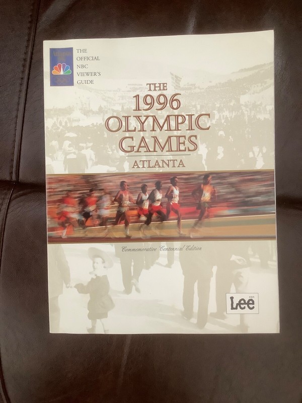 THE OFFICIAL NBC VIEWER'S GUIDE, 1996 OLYMPIC GAMES