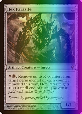 MTG Magic the Gathering Hex Parasite (137/181) New Phyrexia LP FOIL