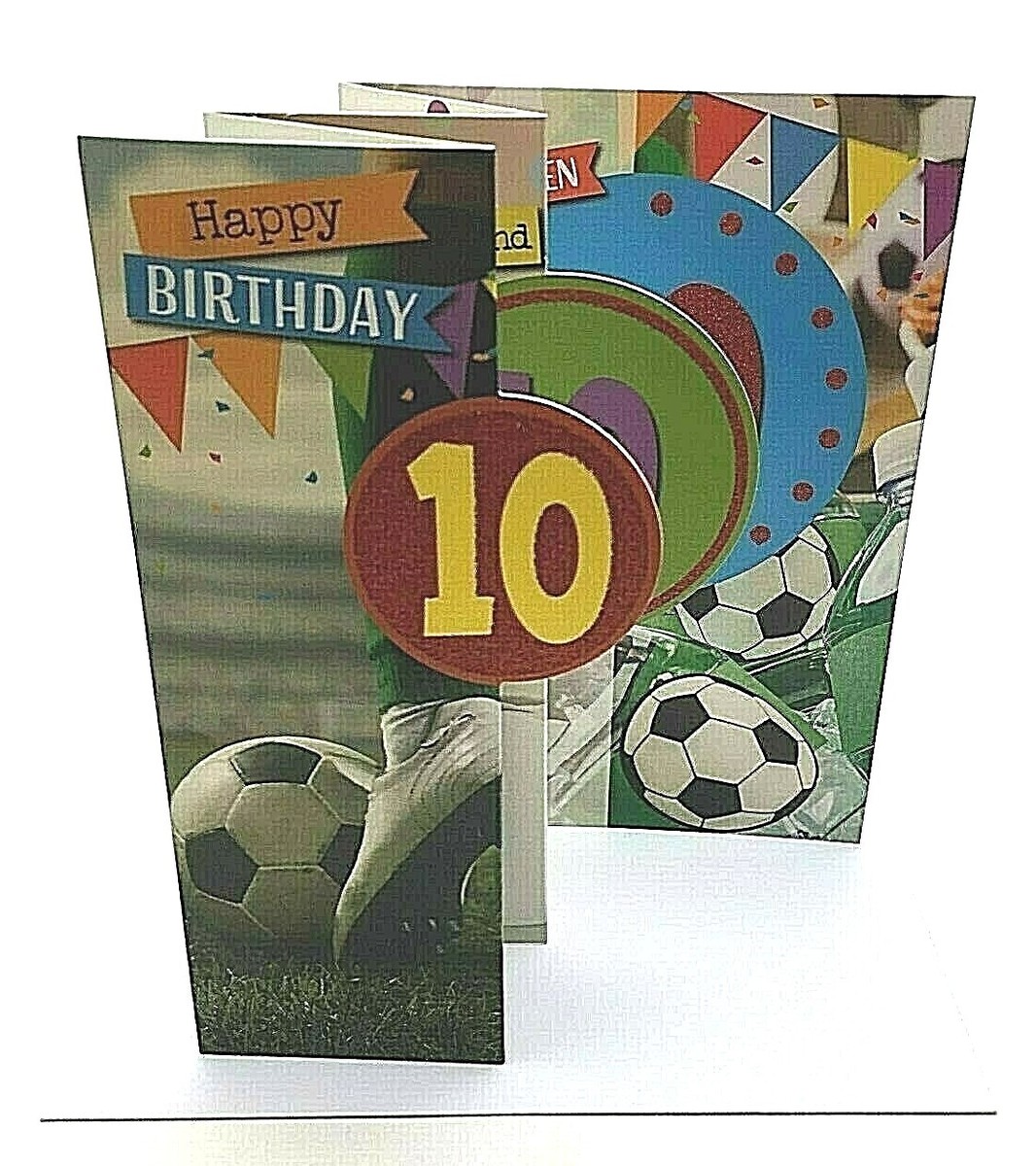 Geburtstagskarte Zum 10. Geburtstag 'Level 10' – Für Jungen Und Mädchen, Mit Umschlag