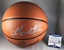 Phoenix Suns Grant Hill Signed Basketball Beckett BAS COA