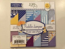 LDRS Creative - Pattern Play - Puddle Jumper - 6 x 6 Paper Pad #3146 New