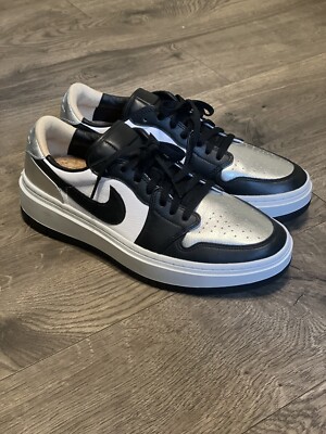 Nike Air Jordan 1 Elevate Low SE Metallic Silver Toe DQ8561-001 Womens Size 12